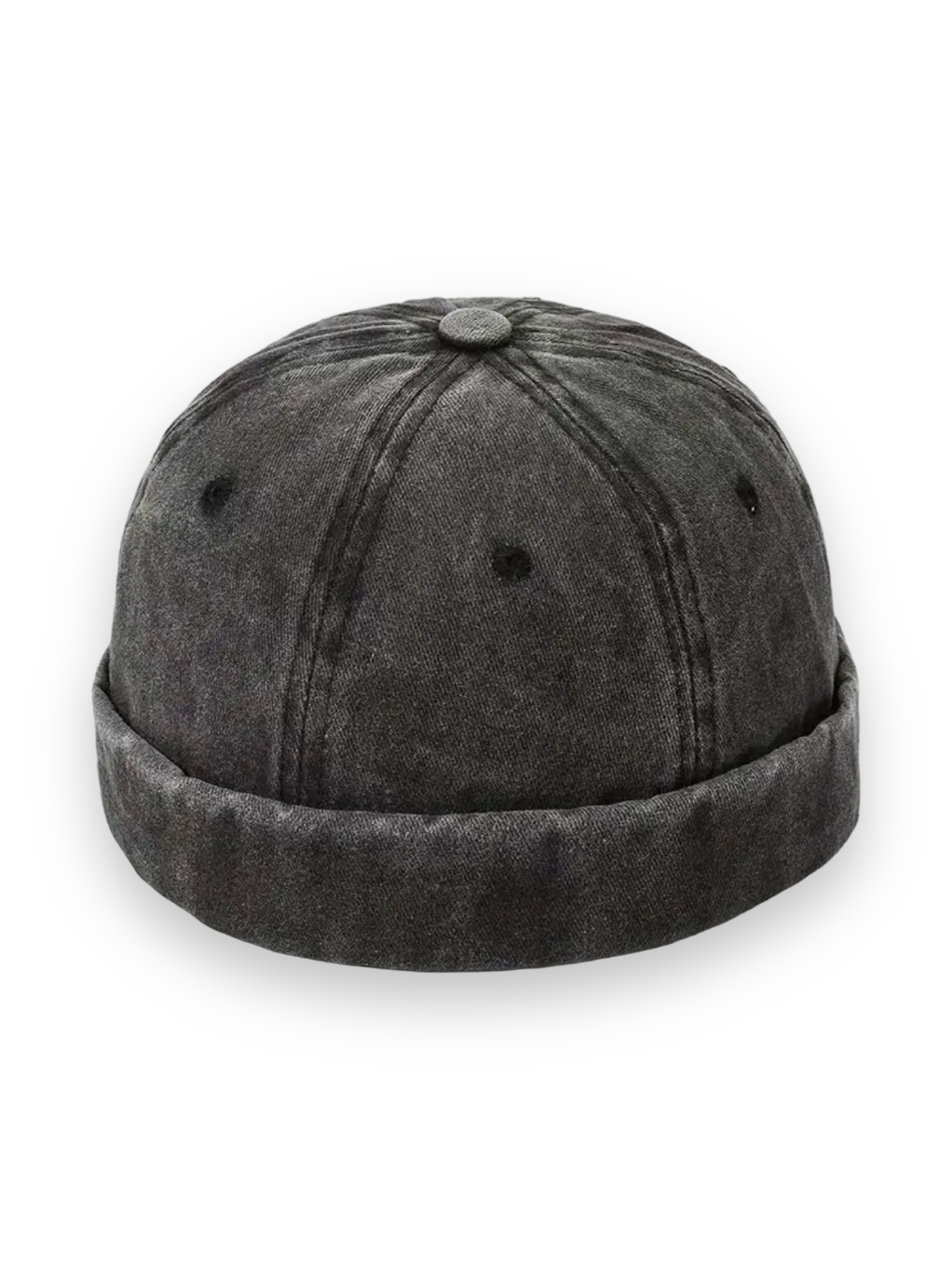 Jeans-Docker Cap Schwarz