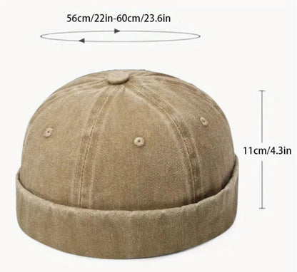 Jeans-Docker Cap Beyge