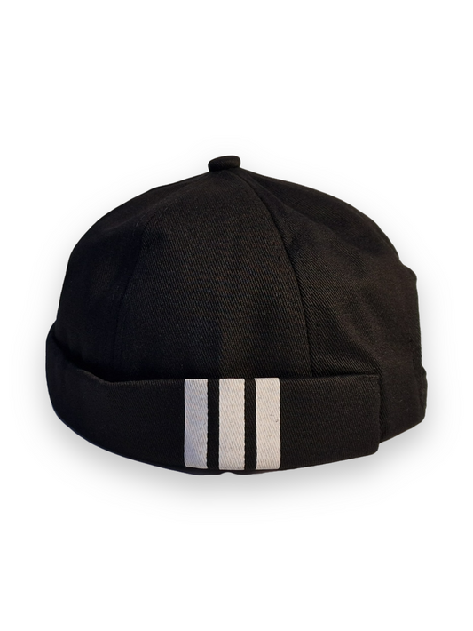 Docker Cap Schwarz + Weiss